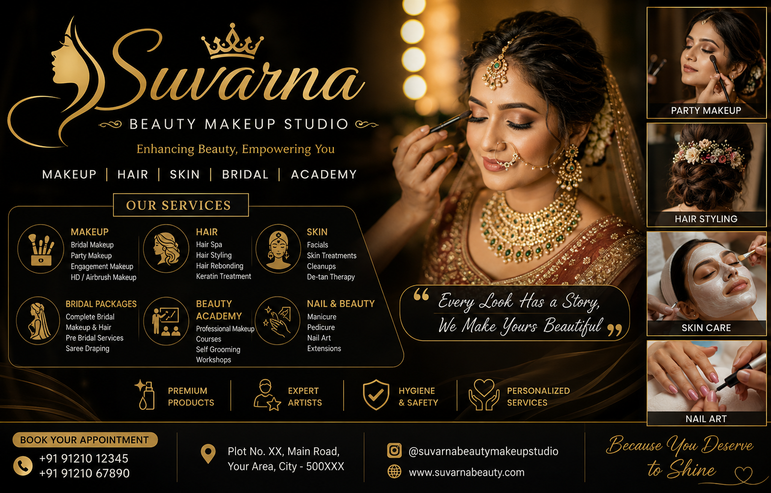 Suvarna Beauty Makeup Studio