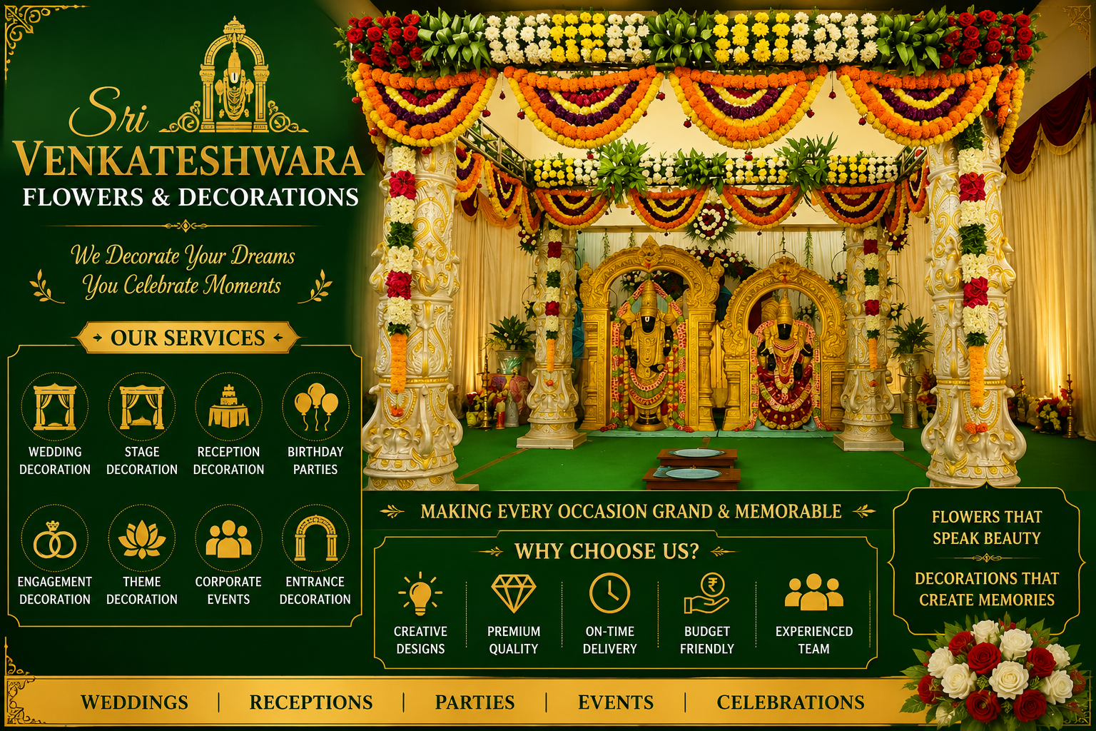 Sri Venkateshwara Flowers & Decorations